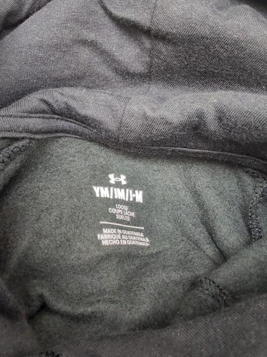 Under Armour schwarzer Freedom Hoodie Sweatshirt Jungen Größe M AM2 - Bild 5 von 5