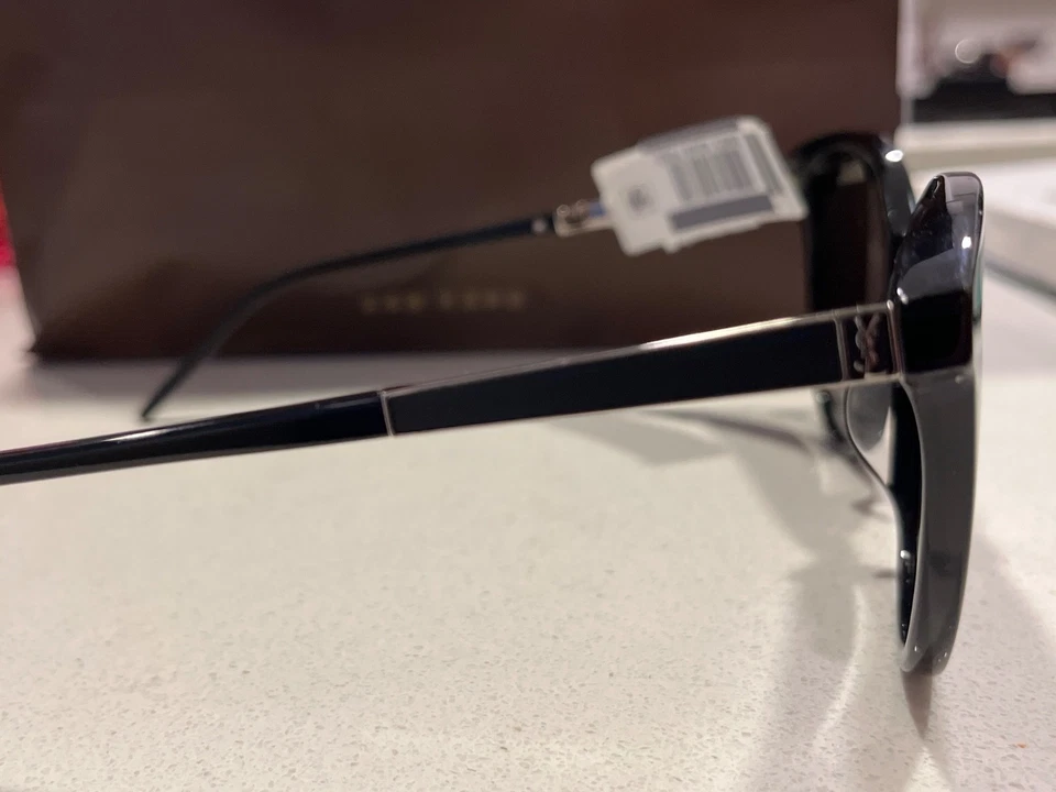 Nuevas gafas de sol YSL Saint Laurent 56 mm ojo de gato sin usar Foto 2 de 4