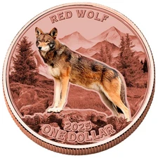 Mesa Grande 1 $ 2025 RED WOLF 5 Oz Fine Copper Color PL mit OVP
