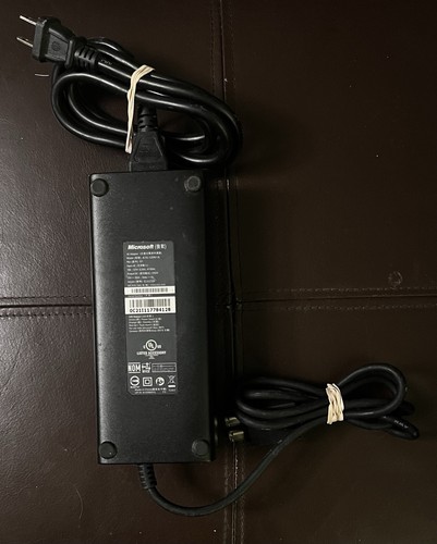 Official Microsoft Xbox 360 S Slim Power Supply Cord Brick Adapter! ~ Authentic!