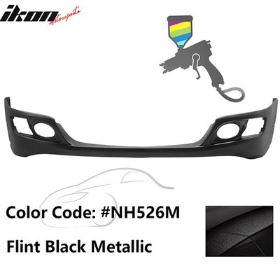 Fits 06-08 Acura TSX OE Factory Style Painted #NH526M Black Front Bumper Lip PU