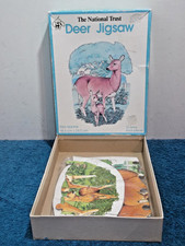 DEER PUZZLE - 25 EXTRA THICK PIECES - VINTAGE NATIONAL TRUST JIGSAW - RARE