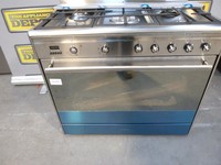 Smeg Range Cooker Stainless Steel SUK91MFX9 90cm Dual Fuel Graded (CH-3742)