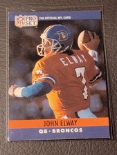 1990 Pro Set Football - #88 John Elway - Denver Broncos 