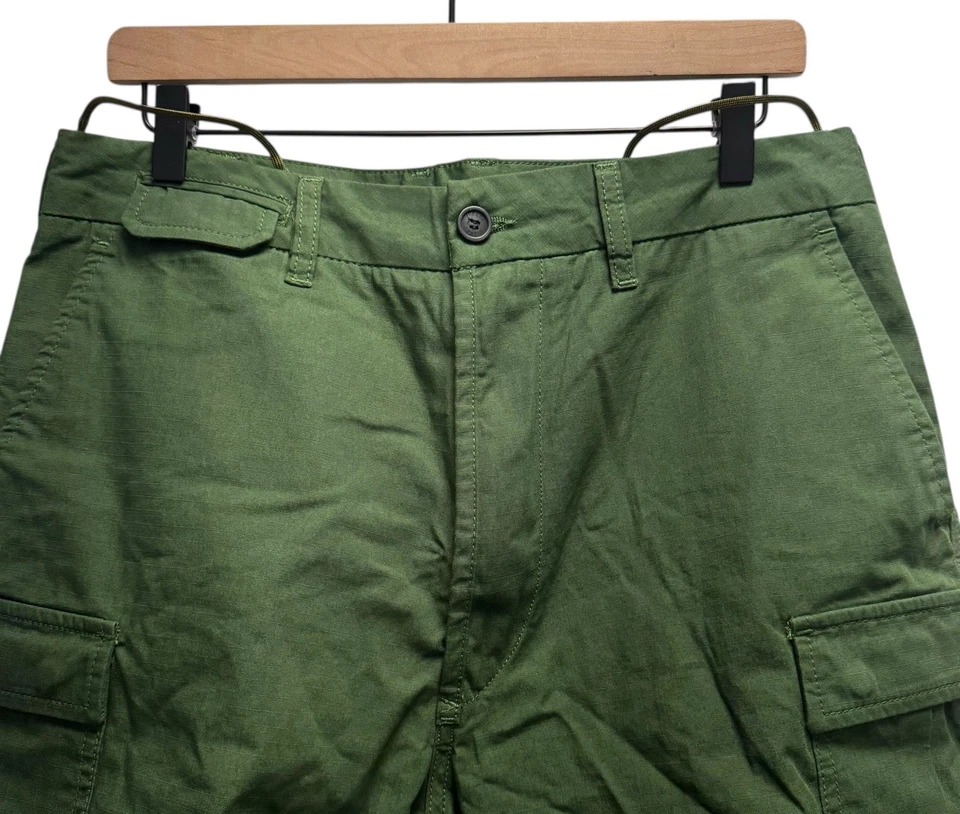 Pantalones cargo militares Diesel para mujer talla 30 verde pierna ancha algodón lona usados en excelente estado Foto 3 de 4