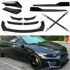 For Chevrolet Malibu Front Bumper Lip Spoiler+Side Skirt+Rear Lip+Strut Rods