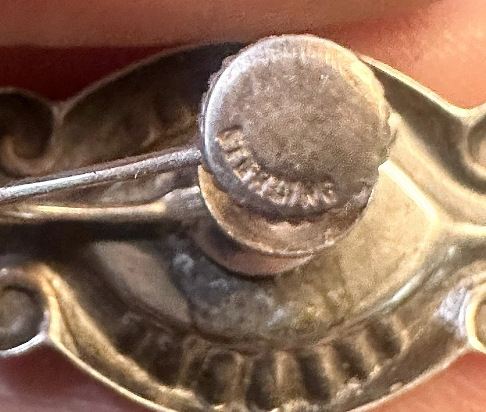 Preciosos Pendientes Vintage Art Deco Turquesa Verde Plata de Ley 925 Tornillo Trasero Foto 4 de 4