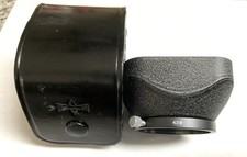 MAMIYA SEKOR 42MM CAMERA LENS HOOD WITH LEATHER CASE MINT