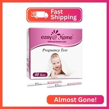 Easy Home Pregnancy Test Strips Kit: 40 Pack HCG Test Strips - Early Detection H