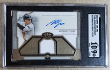 2024 Topps Tier One Anthony Volpe Auto Patch /99 SGC 9 New York Yankees
