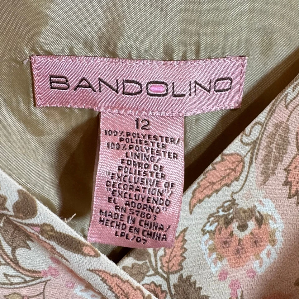 Vestido midi Babydoll de colección Y2K para mujer Fairy Whimsigoth marrón rosa cachemira con cuentas Foto 4 de 4