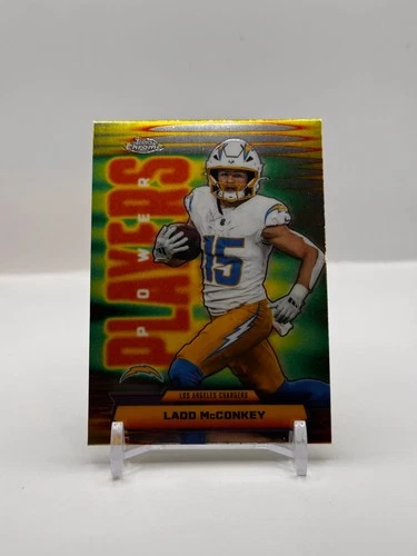 2025 Topps Chrome Ladd McConkey Base (RAW)