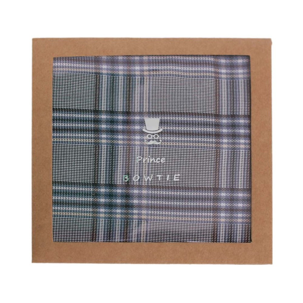 Prince Bowtie Pocket Square Multicolored Checkered T88001