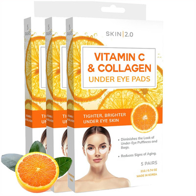 Vitamin C & Collagen under Eye Patches - Dermatologist Tested