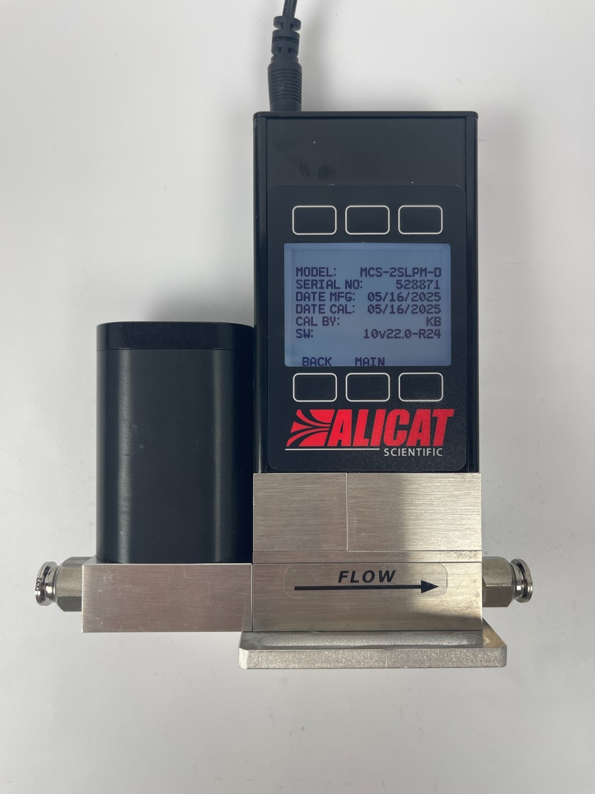 Alicat MCS-2SLPM-D-PROFINET Mass Flow Controller Gas N2, SO2 2025 | FULLY TESTED