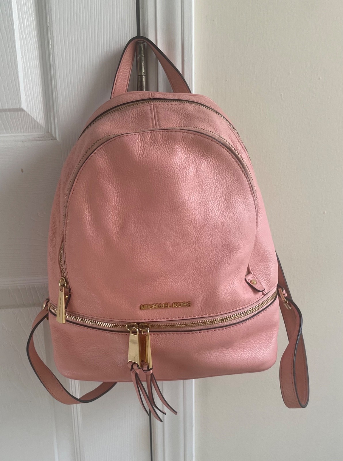 Michael Kors Rhea Pink Medium Backpack