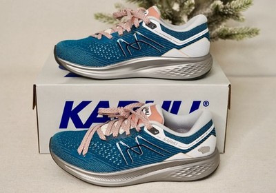NEW Karhu Synchron 2.0 Running Shoes | 7M Blue & Rose Tan | $170.00 MSRP