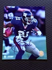 Tiki Barber Signed Autograph 8x10 Photo Giants