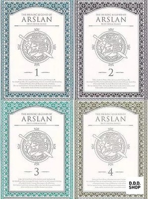 The Heroic Legend of Arslan Kazenranbu Complete Vol1-4 Set Anime