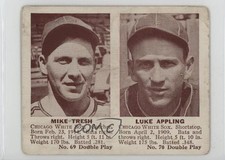 1941 Double Play R330 Mike Tresh Luke Appling #69-70 HOF n8a