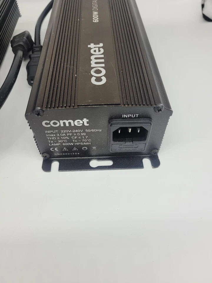 Comet 600w Digital Dimmable Ballasts X2 250w 400w 600w Super Lumens 2 Units  - Image 3 of 4