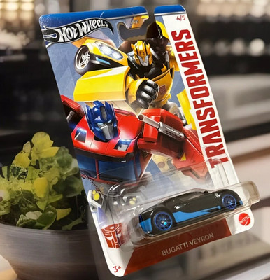 2024 Hot Wheels TRANSFORMERS Bugatti VEYRON   Cherry   Wheels  