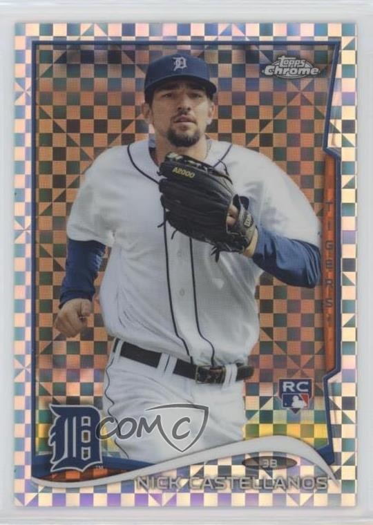 2014 Topps Chrome X-Fractor Nick Castellanos #4 1b4