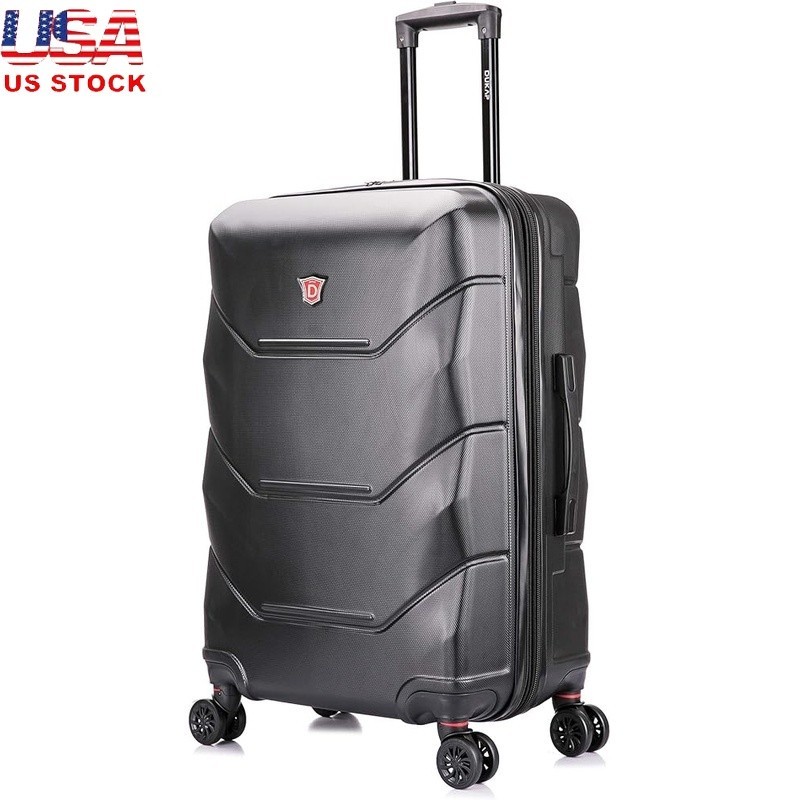 Luggage Spinner Wheels Lightweight Hardside Suitcase Travel 