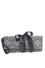 Borsa clutch Donna Borsa argento-nero elegante