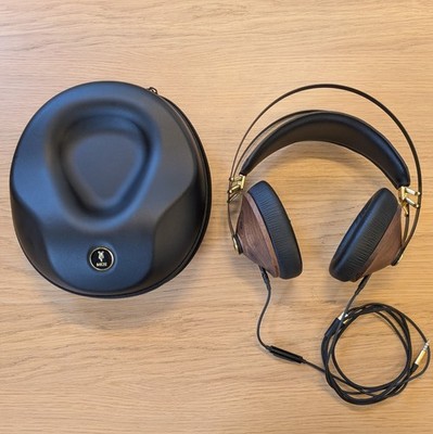 Meze Audio 99 Classics V1 Headphone - Walnut Gold w/ Case & Cable