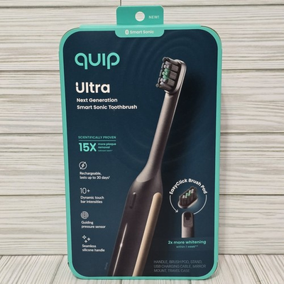 #ad #ad quip Ultra Next Generation Smart Sonic Electric Toothbrush New In Box Unopened $51.66