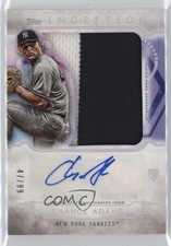 2019 Topps Inception Jumbo Patch /99 Chance Adams #IAJ-CA Jumbo Patch Auto 0i5i
