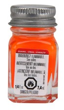 Testors Enamel Paint .25oz, Orange Fluorescent