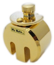 My Mute Cello Silencer Premium Gold Plated Finish Weight Approx. 9.2 oz 260