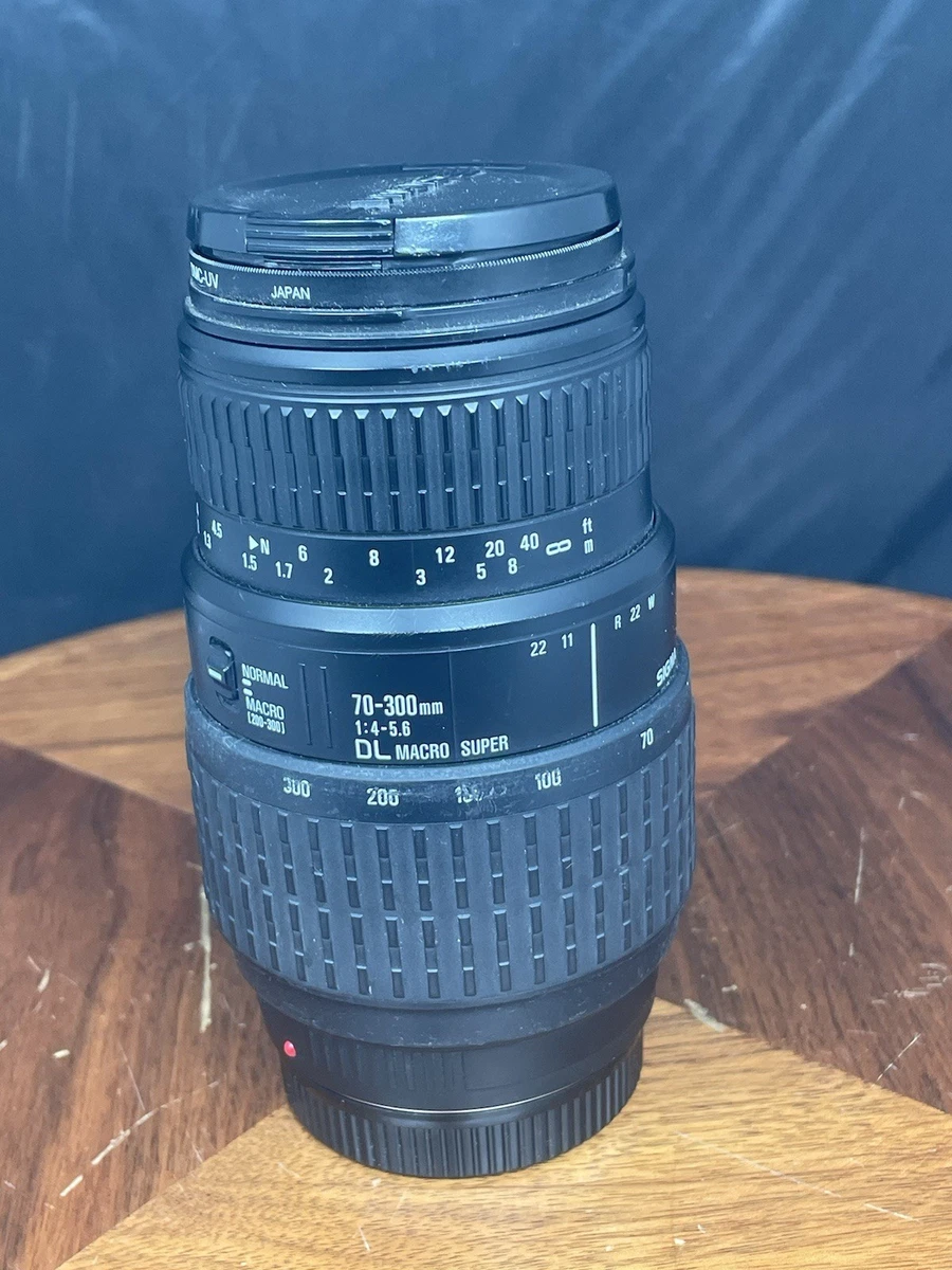 Objectif Sigma 70-300 Mm F/4-5,6 DL Macro Monture Sigma Occasion