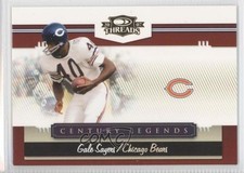 2007 Donruss Threads Century Legends Gale Sayers #CL-5 HOF 0f6