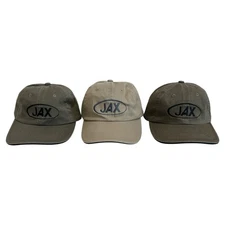 JAX Outdoor Gear Hat Lot Of 3 Strapback Baseball Caps Unisex OS Khaki Olive New
