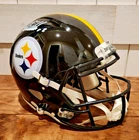Justin Fields Signed Pittsburgh Steelers Authentic Full Size NFL Helmet TSE COA