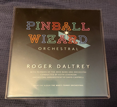 The Who / Roger Daltrey Pinball Wizard (Orchestral) 7'' Single BLUE Vinyl Record