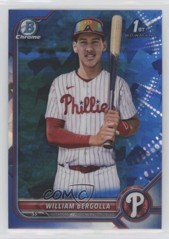 2022 Bowman Chrome Sapphire Edition Prospects William Bergolla #BCP-159 0y9e