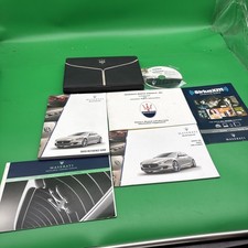 2015 Maserati quattroporte Owners Manual With Case
