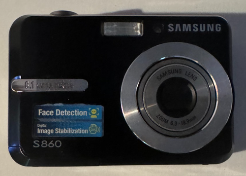 Samsung S860 Fotocamera Digitale 8.1MP Nera - Testata e Funzionante