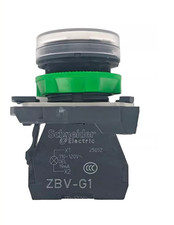 1PC NEW Schneider Indicator light XB5AVG1 ZBV-G1 white 110-120VAC #YY