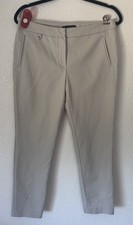 Adrianna Papell Women's Ankle Pants Beige Size 6- Preowned Excellent Conditions