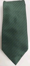 BCBG Attitude Green Mens Neck Tie 58 x 3 Mosaic Stripe Silk
