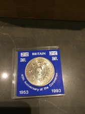 Rare Commemorative coin 40th Anniversary Of The Coronation 1953-1993 