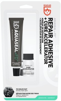 GEAR AID Aquaseal FD Repair Adhesive + Cure Accelerator