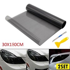 2set 12x72 Light Gloss Black Tint Smoke Lens Film Vinyl Wrap Taillight Headlig 2set 12x72 Light Gloss Black Tint Smoke Lens Film Vinyl Wrap Taillight Headlig