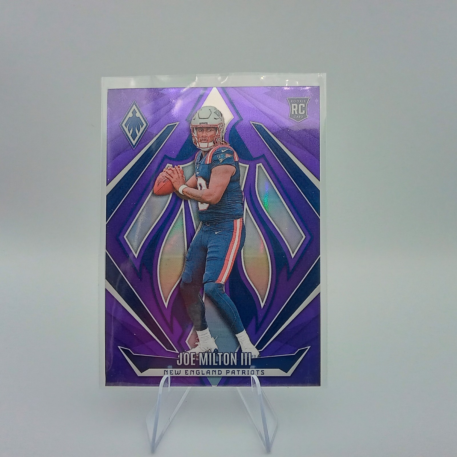 2024 Panini Phoenix #205 Joe Milton III Purple Fade Rookie