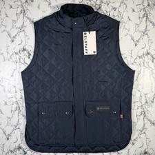 BELSTAFF Mens Dark Navy Blue Waistcoat Gilet SIZE UK42 IT52 XL BNWT Bodywarmer